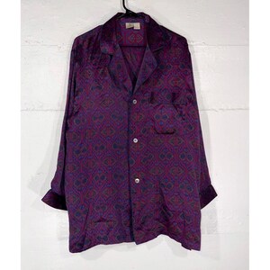 Blouse En Soie Marron Clair Victoria's Secret - Taille M