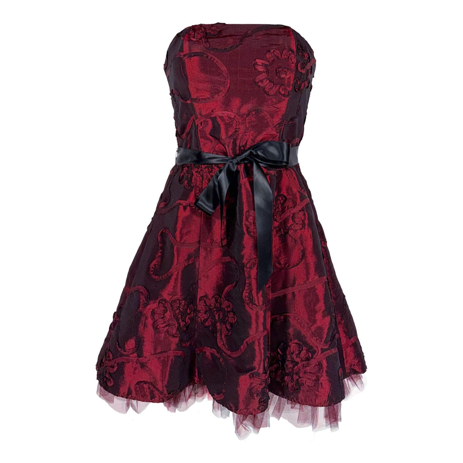 open lace back dress PM454, Elegant Red Straps Prom Dresses, Red Prom Dress With Corset Bac –  prommirror main image 0