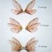 OOAK Handmade Iridescent 2 Inch Glue-on Fantasy Cicada Fairy Wings for ...