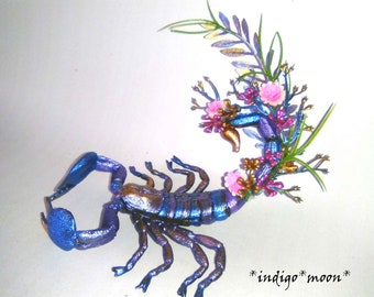 OOAK Handcrafted Fantasy Flower Fairy Scorpion Creature