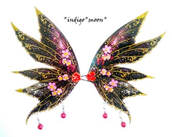 OOAK Handmade Fantasy Fairy Art Doll Wings For Dolls
