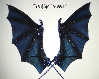 OOAK Handmade Fantasy Fairy Bat Wings For Dolls
