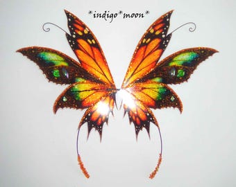 OOAK Handmade Fantasy Fairy Art Doll Wings For Dolls