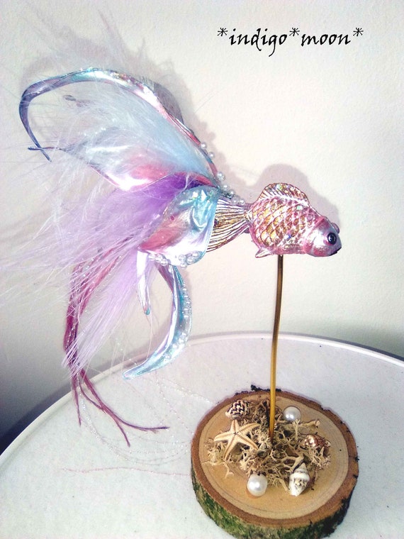 OOAK Handmade Miniature Micro Mermaid Fantasy Film Wish Fish