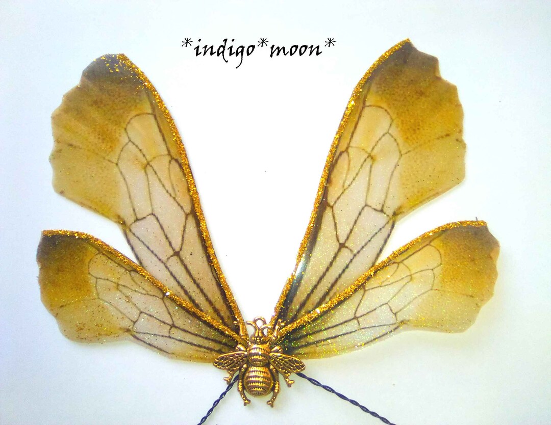 OOAK Handmade Fantasy Fairy Wings for Dolls Bumble Bee Wings - Etsy