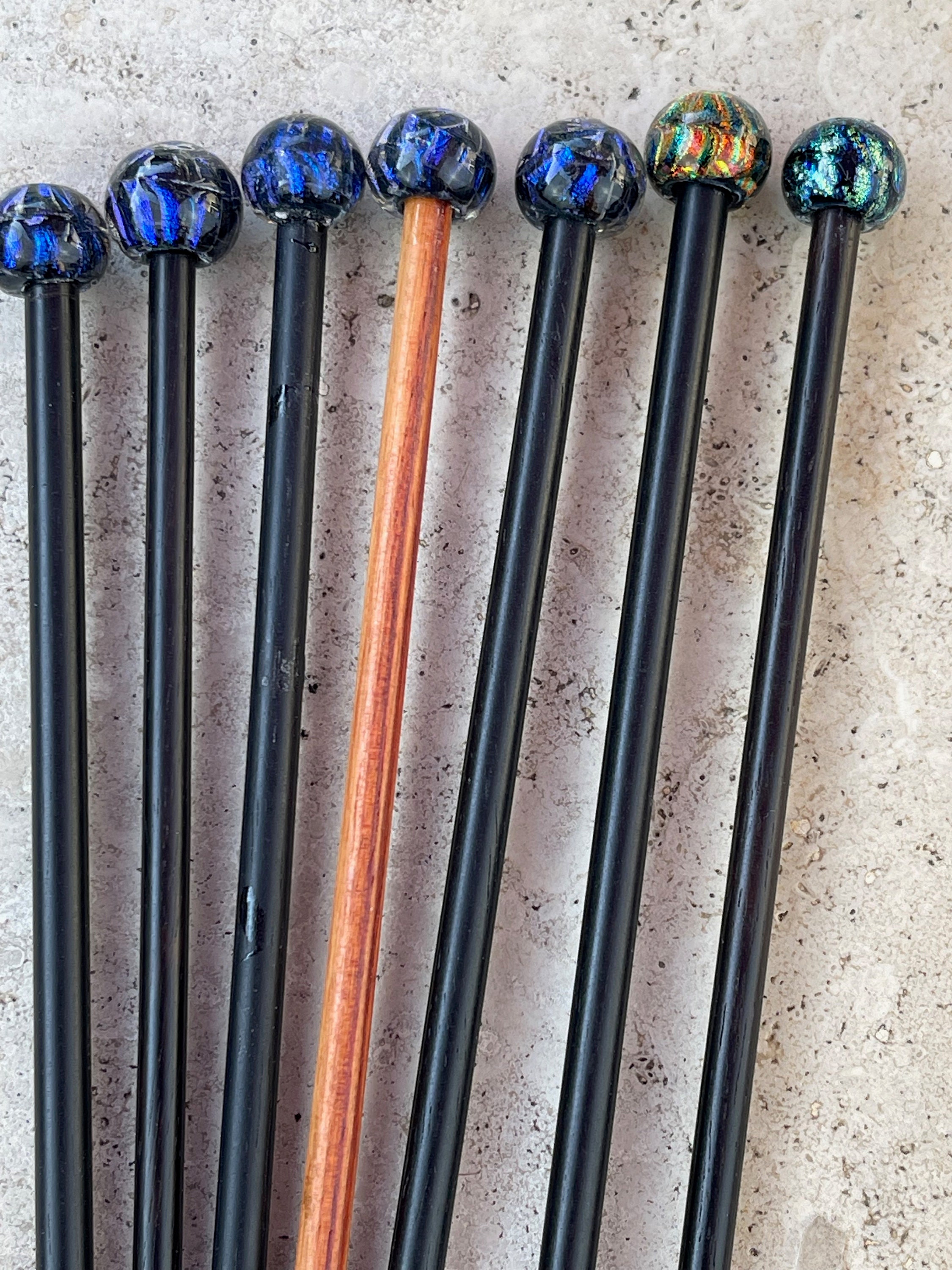 Hat Sticks with decorative end caps Etsy