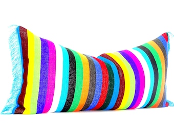 bolster pillow cover 14x28 Tribal Aztec Tribal pillow cover 14x28 Inches serape