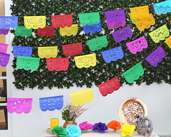 Papel Picado Small, Fiesta Cake Topper, Fiesta Decor, Mexican Flag, Mexican  Party Supplies, Taco Party, Fiesta Mexicana Cinco De Mayo, WS81 