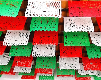 Mexican Papel Picado Independence Day Decorations, (5pk)