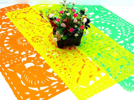 Fiesta Serape Print Paper Table Runner Fiesta Mexican International Decoration