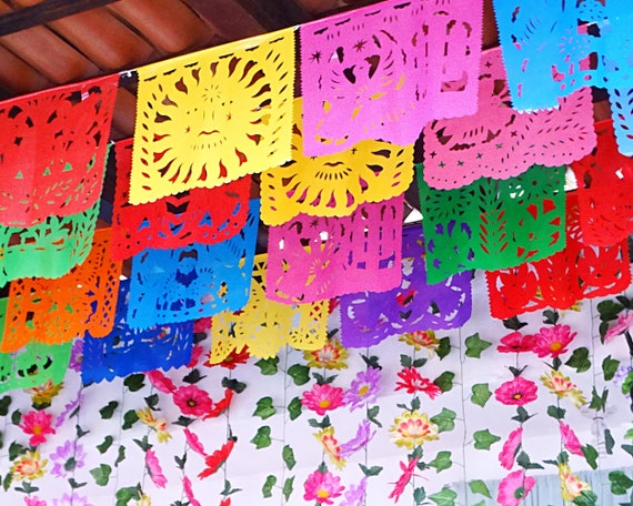 DIY Cinco De Mayo Fiesta Banner - Papel Picado  Diy birthday banner, Diy  banner, Bridal shower banner diy