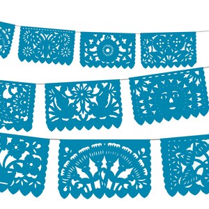 Mexican Paper Flags, 30 Flags, Fiesta Decoration, Papel Picado, Mexican  Party, Decoration, Engagement Party. Banderitas. FLAG01 