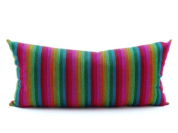 bolster pillow cover 14x28 Tribal Aztec Tribal pillow cover 14x28 Inches serape