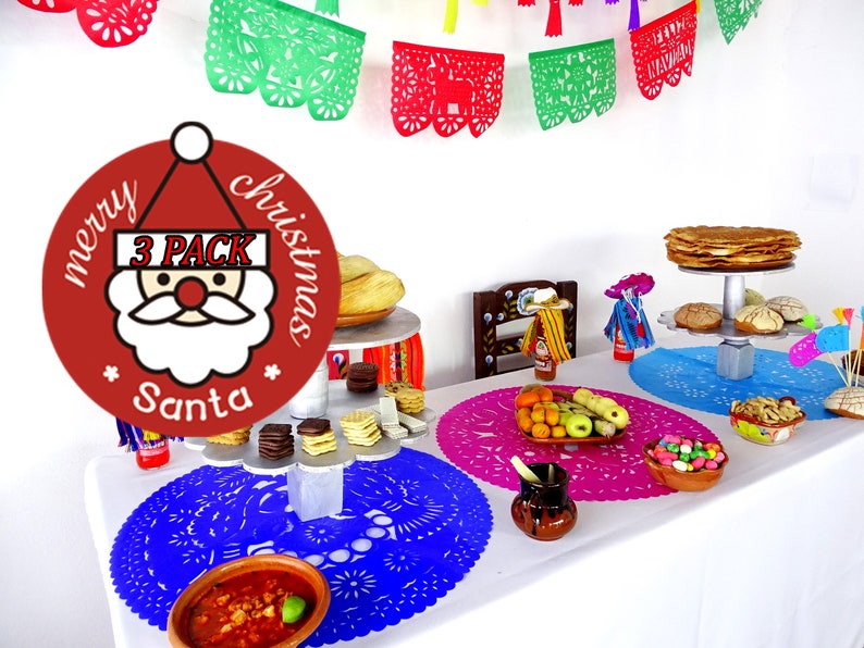 3 Pack Paper Place mats Fiesta decoration 3 placemats Etsy