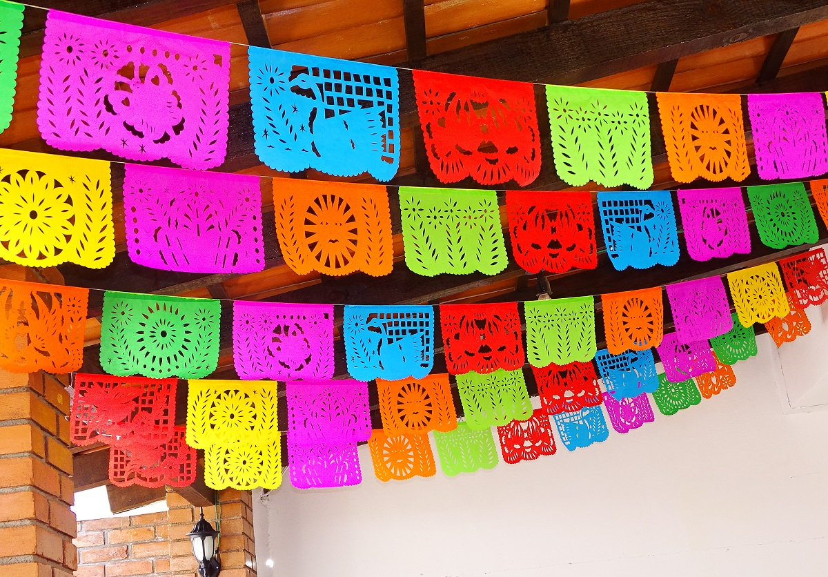 DIY Cinco De Mayo Fiesta Banner - Papel Picado  Diy birthday banner, Diy  banner, Bridal shower banner diy