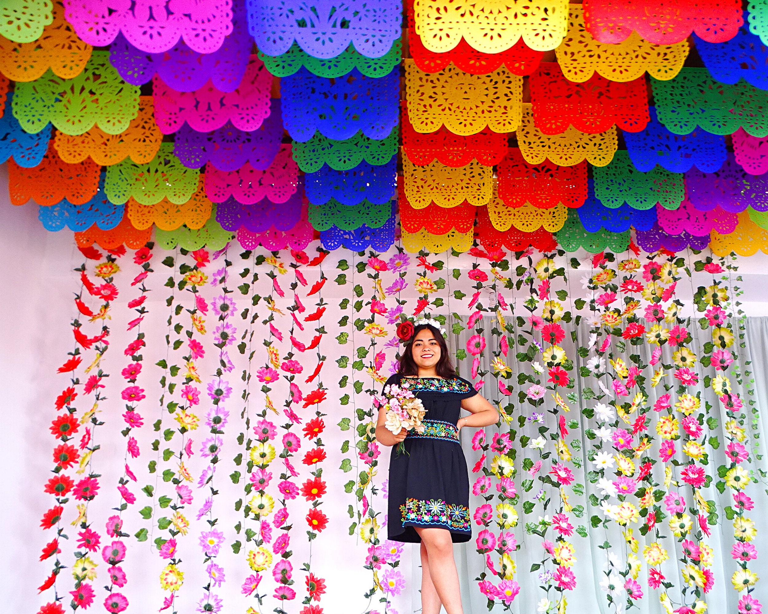 Mexican Paper Flags, 30 Flags, Fiesta Decoration, Papel Picado, Mexican  Party, Decoration, Engagement Party. Banderitas. FLAG01 