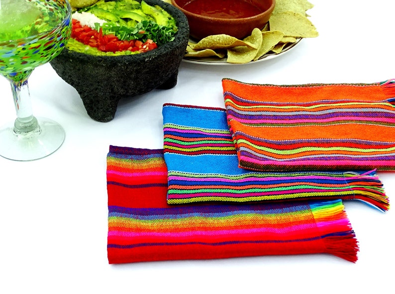 Mexican Napkins Assorted Colors Fiesta Decor coco birthday Etsy