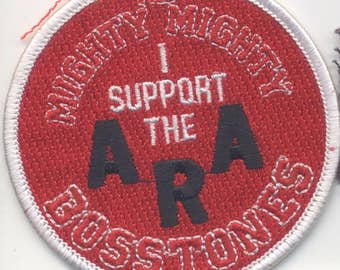 The Mighty Mighty Bosstones: I Support The ARA Embroidered Patch