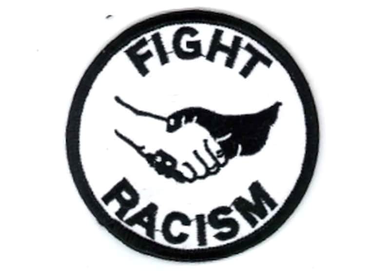 Fight Racism Embroidered Patch | Etsy