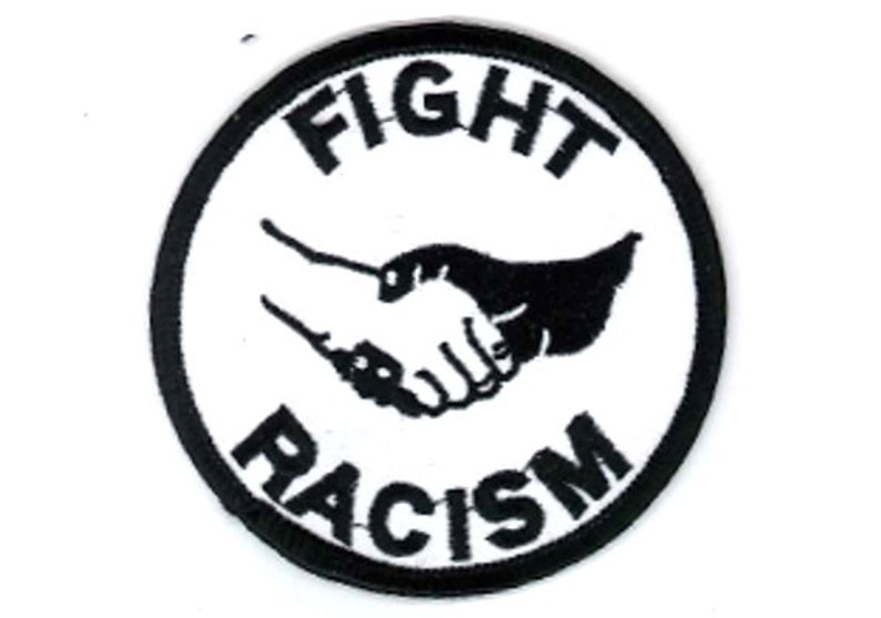 Fight Racism Embroidered Patch