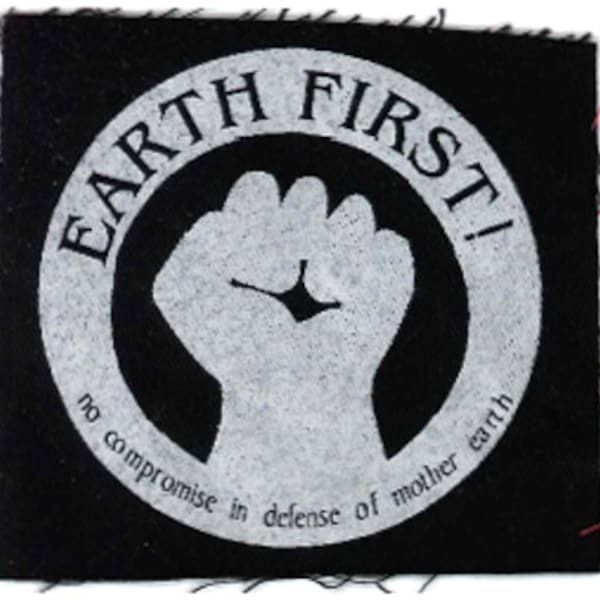 Earth First Aufnäher