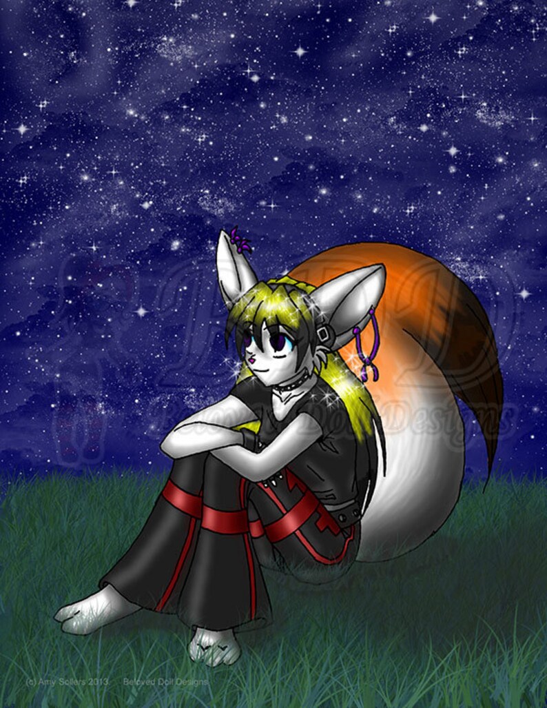 Aus einem fuchs mädchen anthro