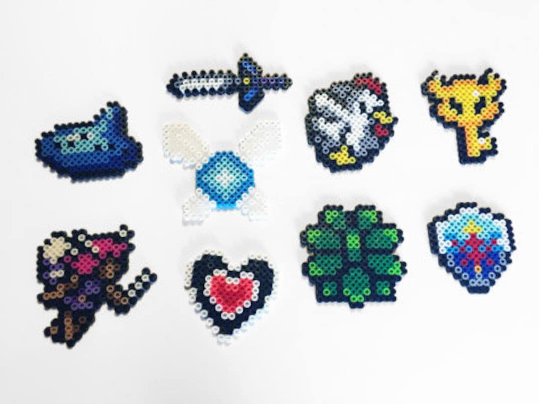 Legend of Zelda Pixel Perler Bead Sprites - Main Image