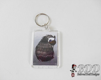 Hedgehog Drift Shadow Keychain Kawaii Anime