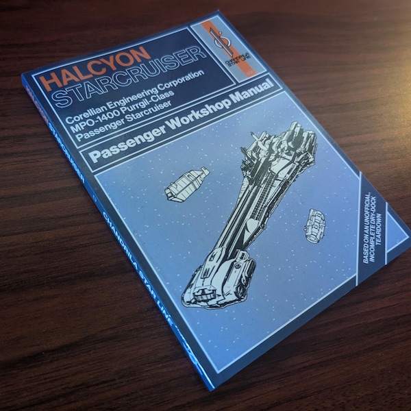 Halcyon Starcruiser Retro Manual Notebook