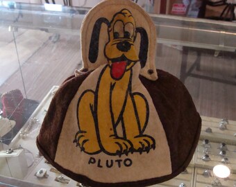 Rare 1940&#39;s vintage PLUTO Felt Beanie / Cap / hat Excellent condition