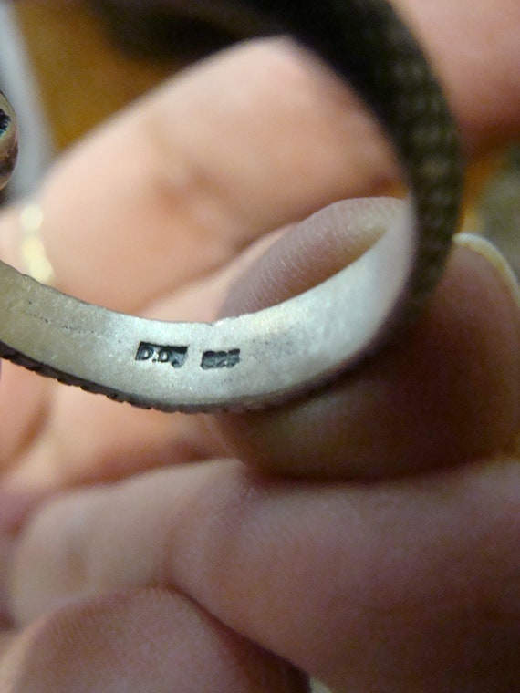 Sterling Silver Snake Wrap Ring Adjustable Very d… - image 4