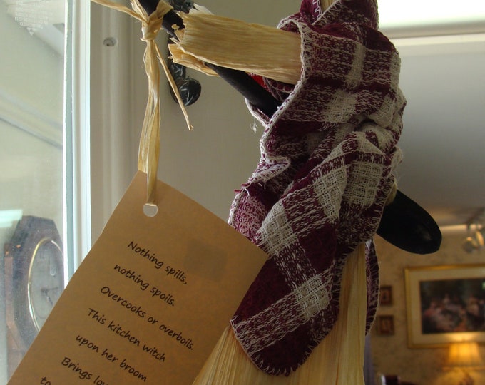 Corn Husk KITCHEN WITCH for Good Luck Etsy