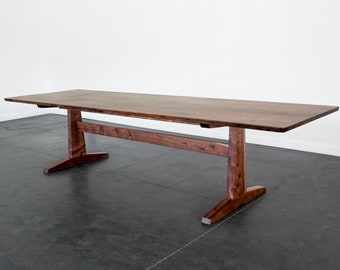 84" Columbia Trestle Dining Table