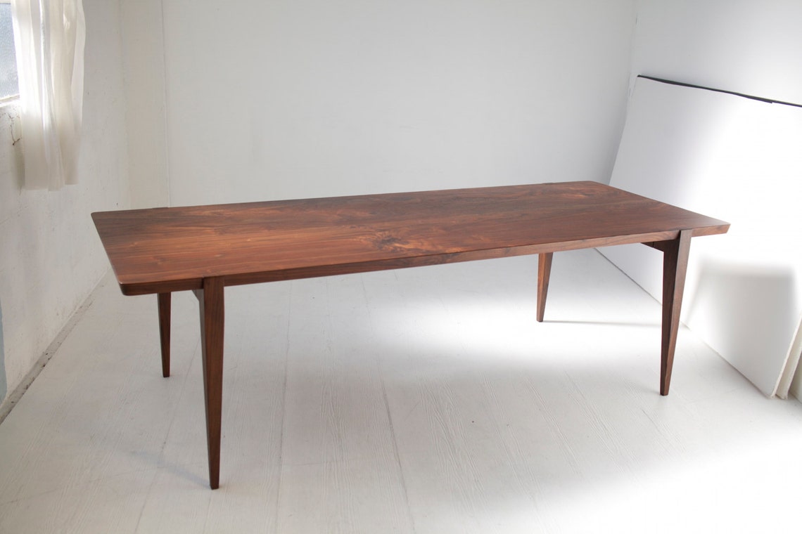 96 Oregon Walnut Oslo Dining Table Etsy