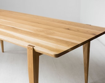96" Oregon White Oak Oslo Dining Table