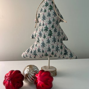 Fabric Christmas Tree on a stand
