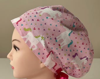 Women’s Unicorn Design Euro Scrub Caps & Surgical Caps