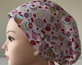 Women’s Cupcake Euro Scrub Caps & Surgical Caps