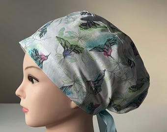 Women’s Hummingbird Euro Scrub Caps & Surgical Caps