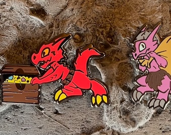 Creatuary Cute RPG Monster Hard Enamel Kobolds! Bard Fighter, Rogue, Barbarian