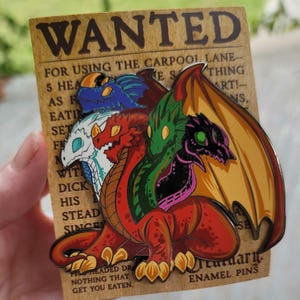 Creatuary Vol. 2 Cute RPG Monster Hard Enamel Pin Dragon Goddess Deluxe