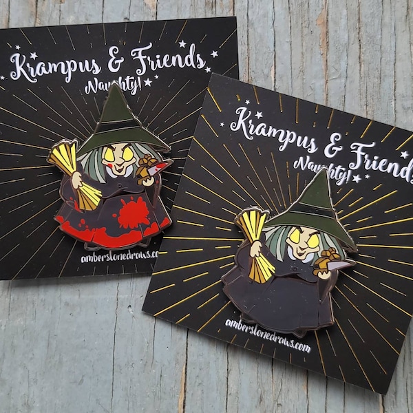 Krampus and Friends! Frau Perchta Pin
