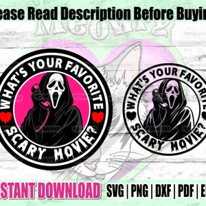 Ghostface Calling Starbucks Label SVG