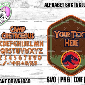 Logotipo de Jurassic Camp SVG / Campamento Cretácico