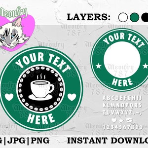 Coffee Label SVG