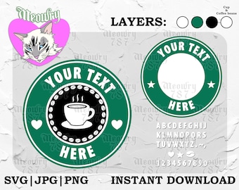 Coffee Label SVG