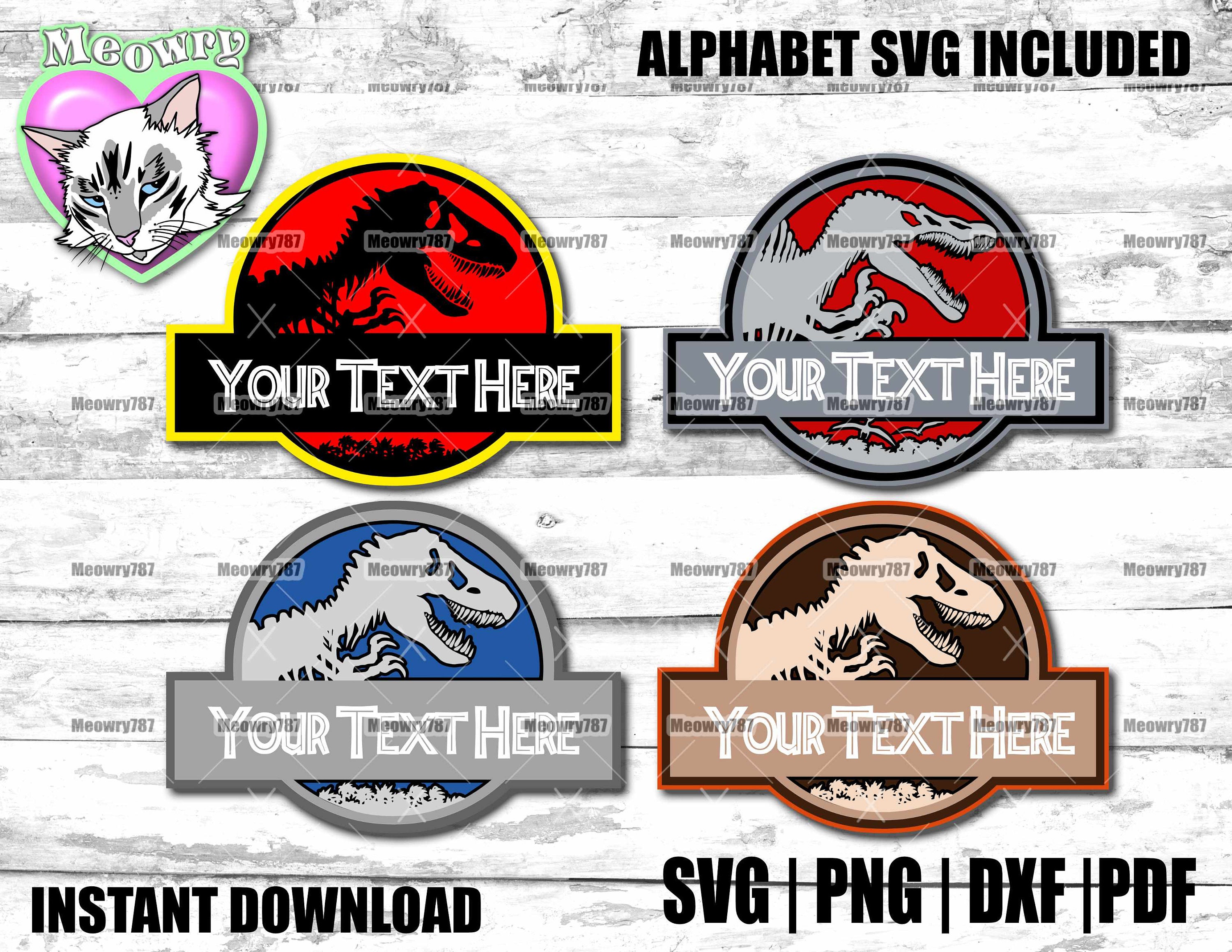 Logos Jurásicos SVG / Parque Jurasico SVG Etsy España