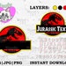 Jurassic logo SVG | Parque Jurásico Logo Cricut