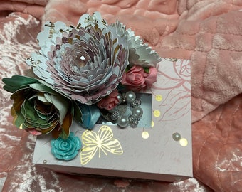 Mini Note Cards. Shabby Chic