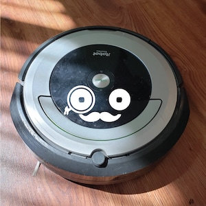 Wall e decal sticker for Robot Vacuum cleaner. Funny stickers svg.